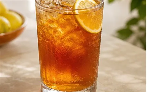 Panera Iced Tea drinks menu with price and calories