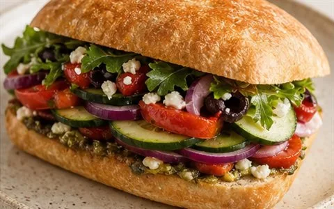 Panera Mediterranean Veggie Sandwich menu with price and calories Panera Mediterranean Veggie Sandwich menu with price and calories